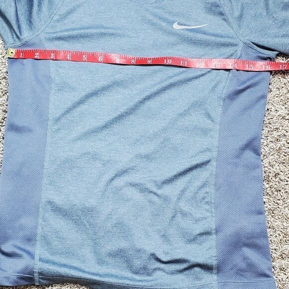 Nike Gray Long Sleeve Dry Fit T-Shirt - Picture 4 of 5